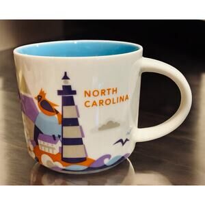 Starbucks North Carolina You Are Here Series Coffee Mug 2016 14oz